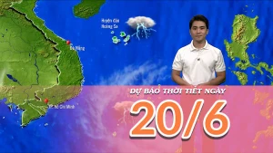 [Video] Dự báo thời tiết ngày 20/6/2025: Khu vực Trung Bộ - Tây Nguyên trời khô nóng 