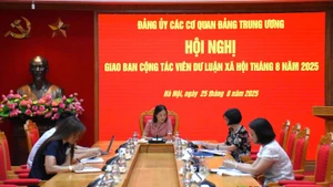 Hội nghị công tác dư luận xã hội tháng 8/2025.