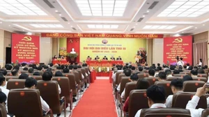 Toàn cảnh Đại hội đại biểu Tổng công ty Điện lực thành phố Hà Nội lần thứ IV, nhiệm kỳ 2025-2030. (Ảnh: EVNHANOI)