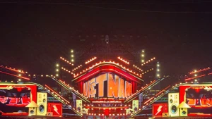 Hình ảnh đại nhạc hội V Concert diễn ra vào tối 9/8/2025 tại Trung tâm Triển lãm Việt Nam (Đông Anh, Hà Nội)