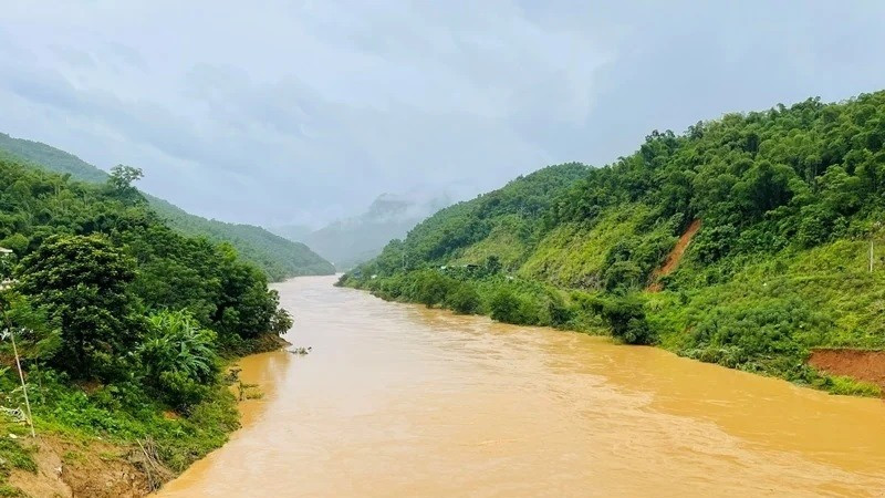 Theo Trung tâm Dự báo khí tượng thủy văn quốc gia, trên sông Mã sẽ xuất hiện một đợt lũ, với đỉnh lũ ở thượng lưu có khả năng đạt mức báo động III. (Ảnh: Baothanhhoa.vn)