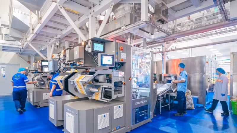 Nhà máy PepsiCo Ninh Bình với tổng vốn đầu tư gần 90 triệu USD.