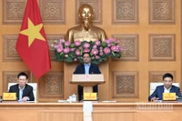 Thủ tướng Phạm Minh Chính chủ trì Phiên họp lần thứ hai của Ban Chỉ đạo Quốc gia triển khai Nghị quyết số 68-NQ/TW của Bộ Chính trị về phát triển kinh tế tư nhân. (Ảnh: Trần Hải)