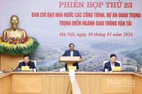 Thủ tướng Chính phủ Phạm Minh Chính chủ trì Phiên họp lần thứ 23 của Ban Chỉ đạo. (Ảnh: Trần Hải)