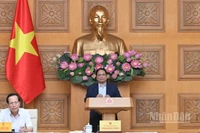 Thủ tướng Phạm Minh Chính chủ trì phiên họp. (Ảnh: Trần Hải)