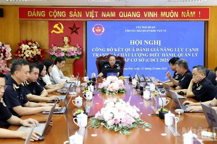 Hội nghị công bố kết quả triển khai thực hiện đánh giá năng lực cạnh tranh và chất lượng điều hành, quản lý cấp cơ sở (CDCI) năm 2025 của Chi cục Hải quan khu vực VI.