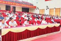 Các đại biểu dự hội nghị tập huấn. (Ảnh PHAN NGA)
