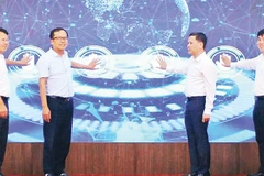 Phường Ngô Quyền ra mắt mô hình “Tổ dân phố số” và “Trợ lý ảo”. (Ảnh PHƯƠNG MAI)