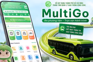 Ứng dụng MultiGo - ứng dụng giao thông công cộng chính thức của Thành phố Hồ Chí Minh đã đạt hơn 254.000 lượt tải về (Ảnh: VÕ LÊ)
