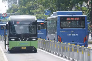 Thành phố Hồ Chí Minh áp dụng miễn vé cho 134 tuyến xe buýt đang hoạt động trên địa bàn thành phố kể từ ngày 1/7. (Ảnh: QUÝ HIỀN)