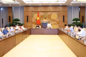 Toàn cảnh cuộc làm việc. 