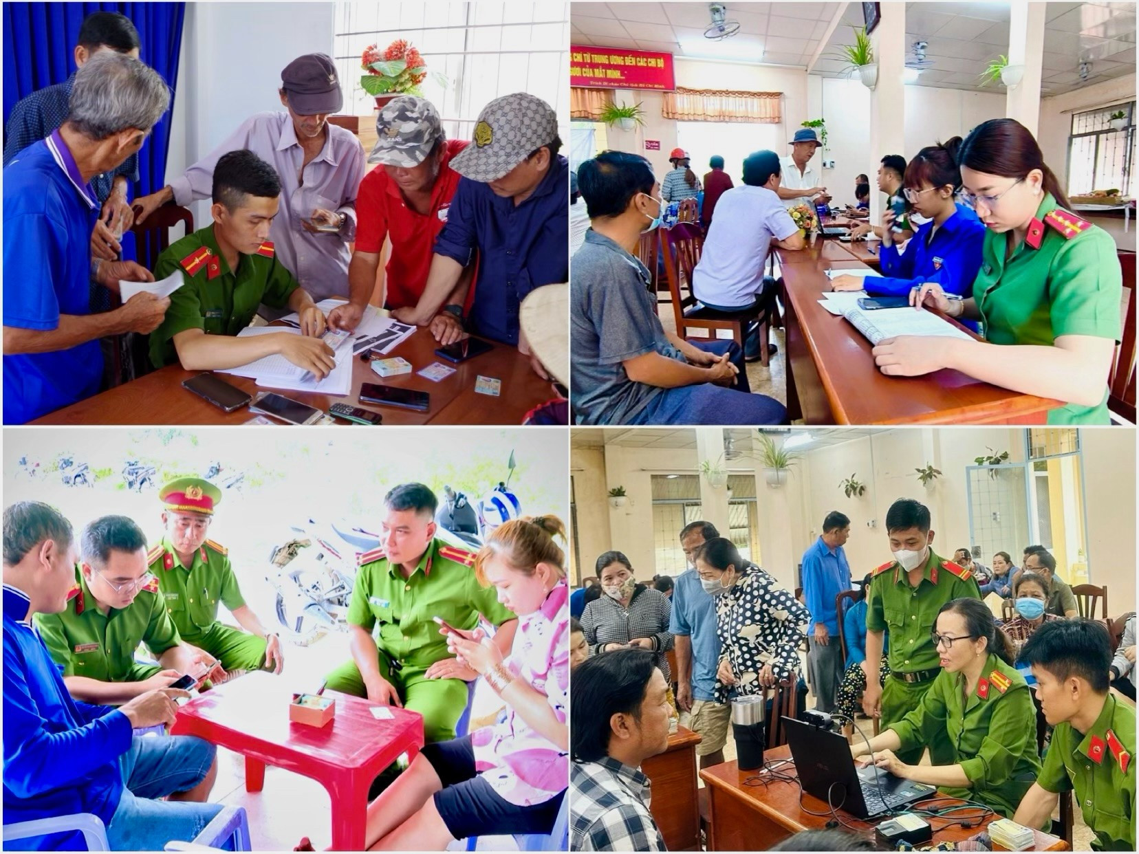Cán bộ, chiến sĩ Công an Cà Mau quyết liệt thực hiện các đợt cao điểm thu nhận hồ sơ cấp căn cước công dân, tài khoản định danh điện tử và làm sạch dữ liệu dân cư. anh-5.jpg
