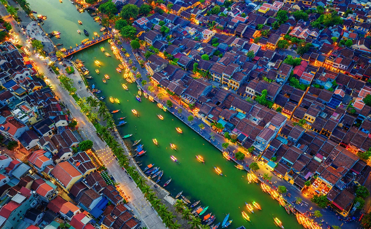 Hội An đứng thứ 2 trong 25 điểm đến thịnh hành nhất thế giới năm 2023 do du khách của Tripadvisor bình chọn. (Ảnh: Cục Du lịch Quốc gia)