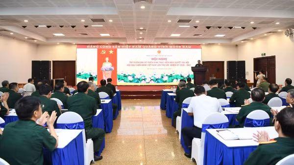 Hội nghị tập huấn cán bộ chủ chốt toàn quốc quán triệt, triển khai Nghị quyết Đại hội đại biểu toàn quốc Hội Cựu chiến binh Việt Nam lần thứ VIII, nhiệm kỳ 2026-2031. (Ảnh: MINH SƠN)