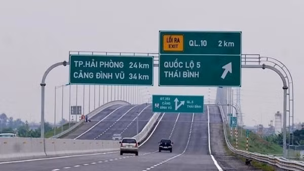 Cao tốc Hà Nội-Hải Phòng. (Ảnh: Cục Cảnh sát giao thông)