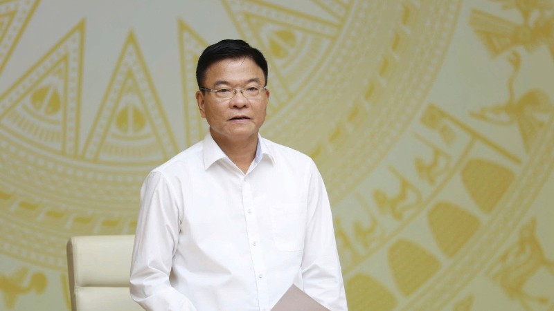 Phó Thủ tướng Lê Thành Long phát biểu kết luận hội nghị. hn2-400.jpg