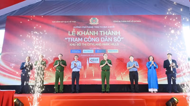 Lễ khánh thành Trạm Công dân số.