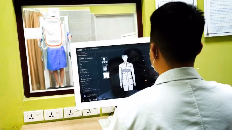 Y tế là một trong những lĩnh vực ứng dụng AI trong nhiều chuyên ngành phục vụ công tác chăm sóc sức khỏe người dân.