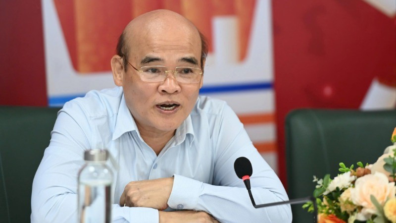 Tiến sĩ Nguyễn Huy Quang trao đổi tại tọa đàm. gen-h-huy-quang-1708.jpg