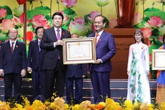 Chủ tịch nước Lương Cường trao danh hiệu Anh hùng Lao động cho Ông Nguyễn Việt Cường, Chủ tịch Tập đoàn Phú Cường. 