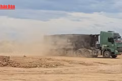 [Video] Khắc phục tình trạng bụi ở dự án Cảng hàng không Quảng Trị 