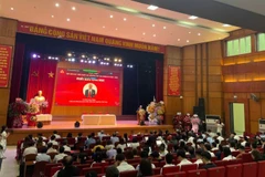 Đại hội lần thứ II Hiệp hội Phát triển nhân lực logistics Việt Nam. (Ảnh: QUỲNH TRANG)