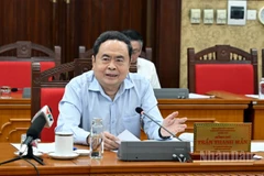 Chủ tịch Quốc hội Trần Thanh Mẫn chủ trì cuộc làm việc.