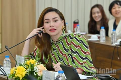 Ca sĩ Hồ Ngọc Hà: "Nhiều dự án tại Hành động vì Cộng đồng đã làm lay động trái tim người mẹ như tôi". (Ảnh: THỦY NGUYÊN)