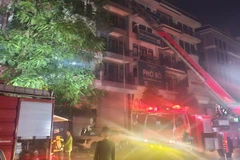 Vụ cháy xảy ra vào đêm 23 rạng sáng 24/11 trên địa bàn phường Thanh Liệt, Hà Nội.