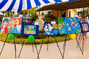 Không gian trưng bày tại triển lãm.