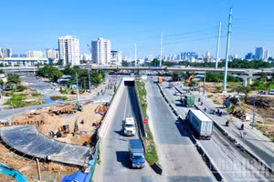 Nút giao Mỹ Thủy là công trình giao thông trọng điểm của Thành phố Hồ Chí Minh.