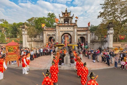 Lễ hội Cổ Loa. (Ảnh: ĐĂNG ANH)