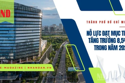 Thành phố Hồ Chí Minh nỗ lực đạt mục tiêu tăng trưởng 8,5% trong năm 2025
