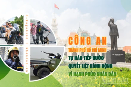 Công an Thành phố Hồ Chí Minh: Tự hào tiếp bước, quyết liệt hành động vì hạnh phúc nhân dân 