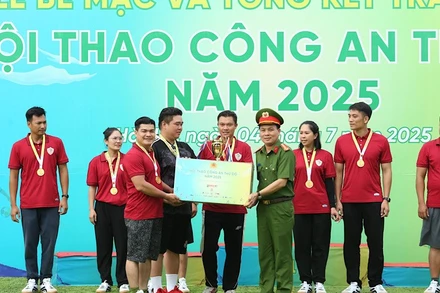 Bế mạc hội thao.