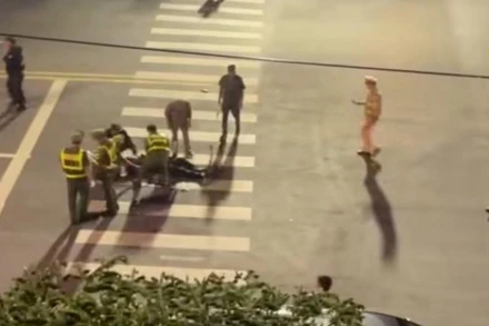 Hiện trường xảy ra vụ việc.