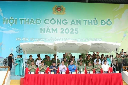 Khai mạc Hội thao Công an Thủ đô.