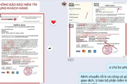 Nội dung tin nhắn lừa đảo.