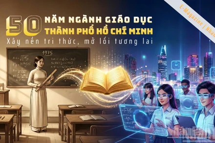50 năm ngành giáo dục Thành phố Hồ Chí Minh: Xây nền tri thức, mở lối tương lai