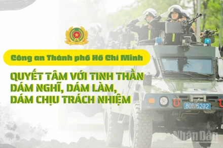 Công an Thành phố Hồ Chí Minh: Quyết tâm với tinh thần dám nghĩ, dám làm, dám chịu trách nhiệm 