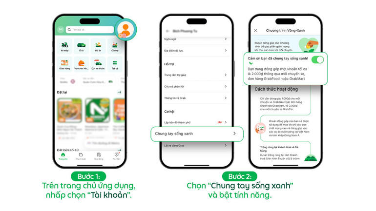 Hướng dẫn lựa chọn tính năng Chương trình Vững-Xanh trên ứng dụng Grab. huong-dan-lua-chon-tinh-nang-chuong-trinh-vung-xanh-tren-ung-dung-grab-cach-1.jpg