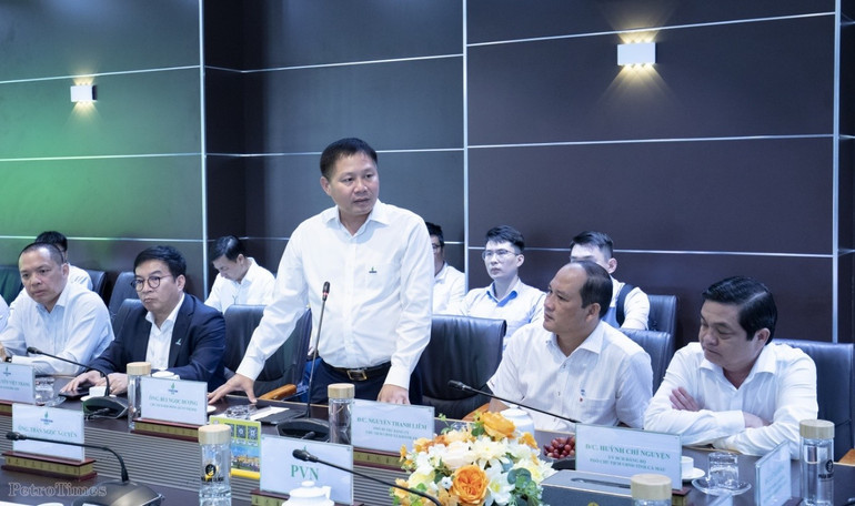 Ông Văn Tiến Thanh, Tổng Giám đốc PVCFC phát biểu tại buổi lễ. Ông Văn Tiến Thanh, Tổng Giám đốc PVCFC phát biểu tại buổi lễ.