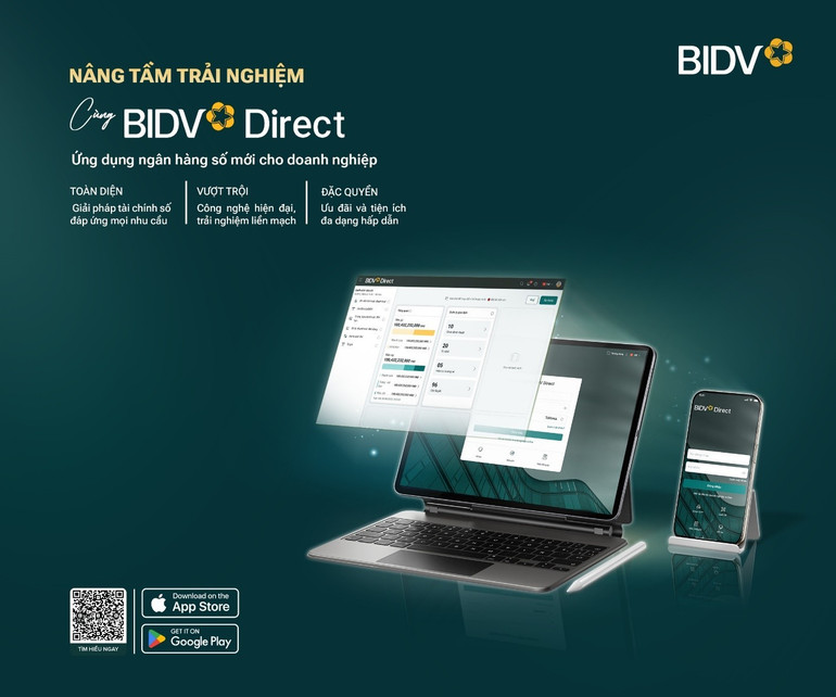 BIDV Direct tạo nên trải nghiệm liền mạch, xuyên suốt cho khách hàng. bidv2.jpg