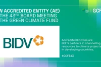 BIDV - ngân hàng thương mại cổ phần tại Việt Nam đầu tiên trở thành tổ chức được công nhận của Quỹ Khí hậu Xanh