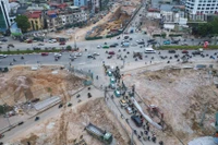 Nút giao Vành đai 1-đường Nguyễn Chí Thanh sẽ được xây dựng cầu vượt trực thông.