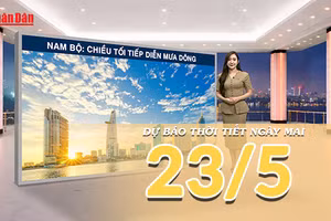 [Video] Dự báo thời tiết đêm nay và ngày mai ngày 23/5/2026: Bắc Bộ và Trung Bộ bước vào đợt nắng nóng diện rộng