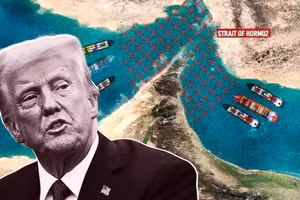 [Video] Tổng thống Mỹ D. Trump gây chú ý khi gọi Hormuz là “Eo biển Trump”