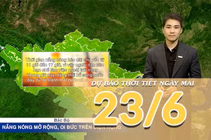 [Video] Dự báo thời tiết đêm nay và ngày mai ngày 23/6/2026: Nắng nóng gay gắt lan rộng, Trung Bộ bước vào cao điểm oi bức 