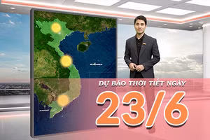 [Video] Dự báo thời tiết ngày 23/6/2026: Cao điểm nắng nóng gay gắt tại Trung Bộ, nền nhiệt tại Bắc Bộ tăng nhanh