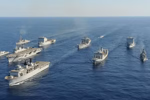 [Video] Anh cân nhắc dẫn đầu liên minh mở lại Eo biển Hormuz